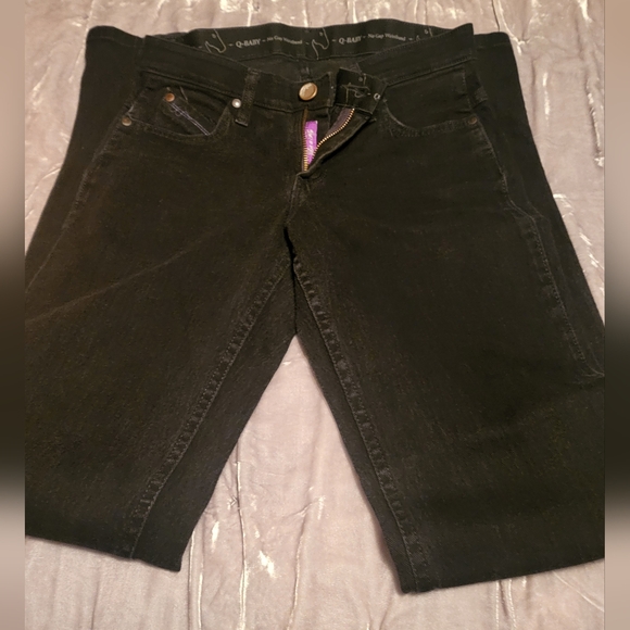 Wrangler Q-Baby Black Denim Jeans - Picture 3 of 4